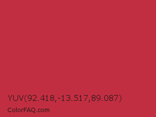 YUV 92.418,-13.517,89.087 Color Image