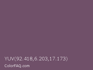 YUV 92.418,6.203,17.173 Color Image