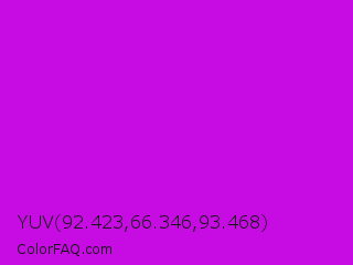 YUV 92.423,66.346,93.468 Color Image