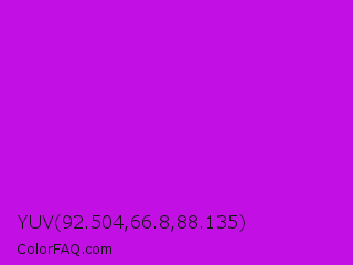 YUV 92.504,66.8,88.135 Color Image