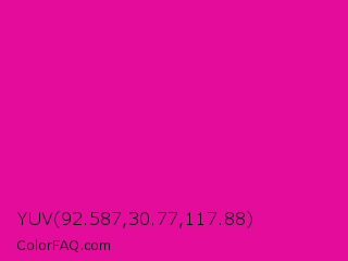 YUV 92.587,30.77,117.88 Color Image