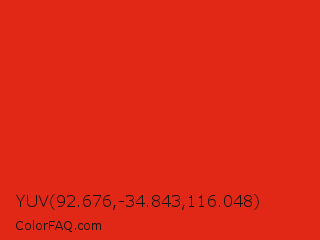 YUV 92.676,-34.843,116.048 Color Image
