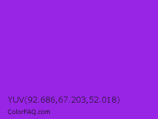 YUV 92.686,67.203,52.018 Color Image