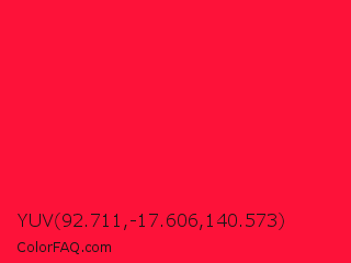 YUV 92.711,-17.606,140.573 Color Image