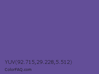 YUV 92.715,29.228,5.512 Color Image