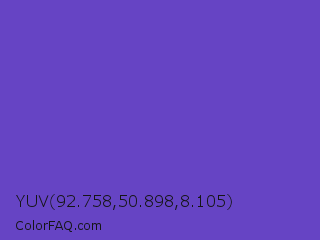 YUV 92.758,50.898,8.105 Color Image