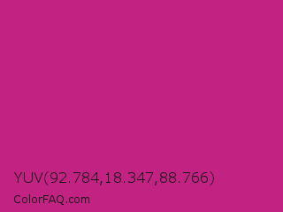 YUV 92.784,18.347,88.766 Color Image