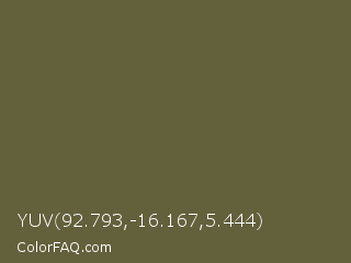 YUV 92.793,-16.167,5.444 Color Image