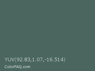 YUV 92.83,1.07,-16.514 Color Image
