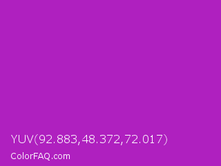 YUV 92.883,48.372,72.017 Color Image