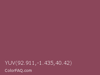 YUV 92.911,-1.435,40.42 Color Image