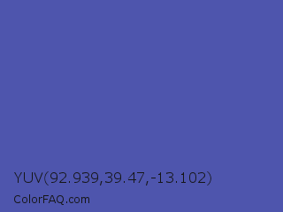 YUV 92.939,39.47,-13.102 Color Image