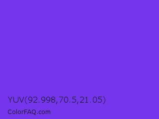 YUV 92.998,70.5,21.05 Color Image