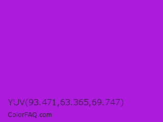 YUV 93.471,63.365,69.747 Color Image