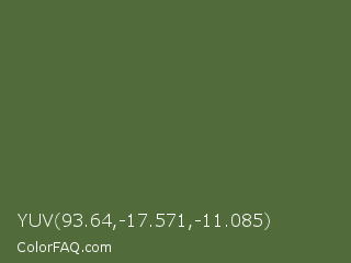 YUV 93.64,-17.571,-11.085 Color Image