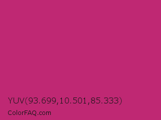 YUV 93.699,10.501,85.333 Color Image