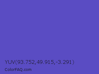 YUV 93.752,49.915,-3.291 Color Image