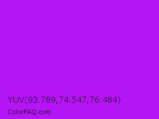 YUV 93.789,74.547,76.484 Color Image