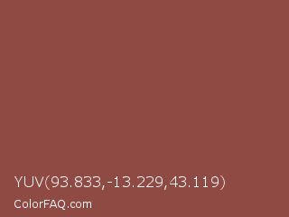 YUV 93.833,-13.229,43.119 Color Image