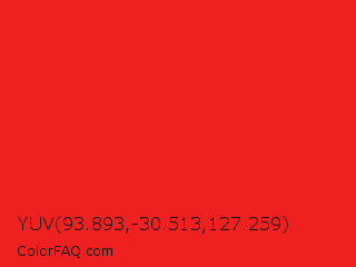 YUV 93.893,-30.513,127.259 Color Image