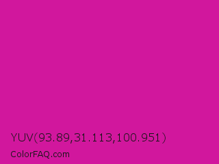 YUV 93.89,31.113,100.951 Color Image