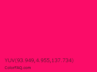 YUV 93.949,4.955,137.734 Color Image