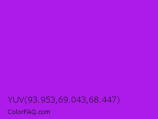 YUV 93.953,69.043,68.447 Color Image