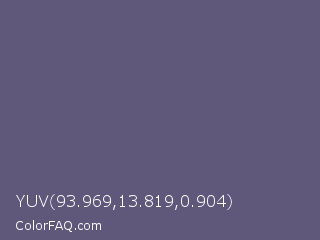 YUV 93.969,13.819,0.904 Color Image