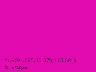 YUV 94.095,40.379,115.681 Color Image