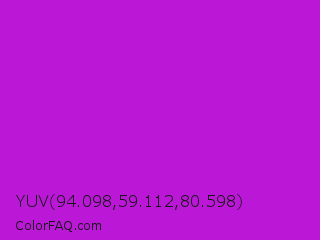 YUV 94.098,59.112,80.598 Color Image