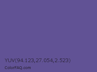 YUV 94.123,27.054,2.523 Color Image