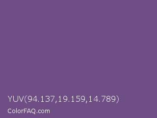 YUV 94.137,19.159,14.789 Color Image