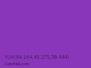 YUV 94.164,45.275,38.444 Color Image
