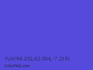 YUV 94.232,62.004,-7.219 Color Image