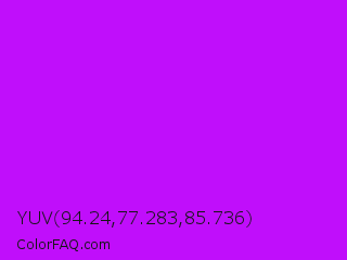 YUV 94.24,77.283,85.736 Color Image