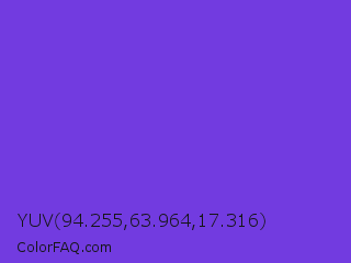 YUV 94.255,63.964,17.316 Color Image