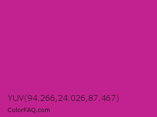 YUV 94.266,24.026,87.467 Color Image