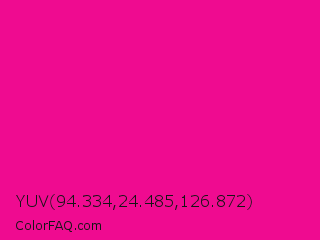 YUV 94.334,24.485,126.872 Color Image