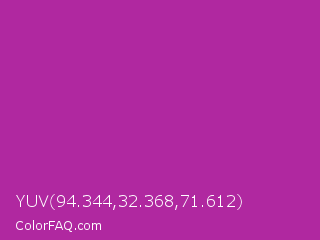 YUV 94.344,32.368,71.612 Color Image