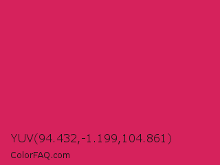 YUV 94.432,-1.199,104.861 Color Image