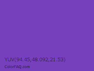 YUV 94.45,48.092,21.53 Color Image
