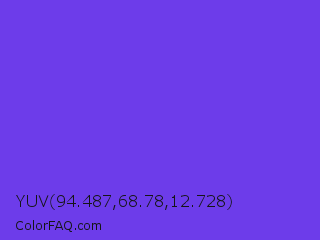 YUV 94.487,68.78,12.728 Color Image