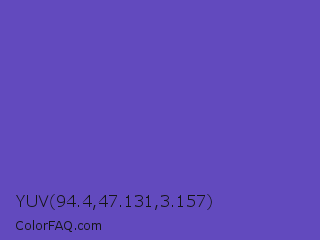 YUV 94.4,47.131,3.157 Color Image