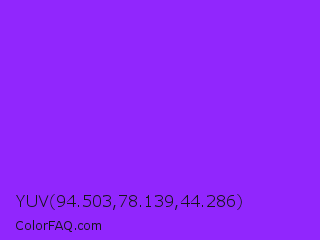 YUV 94.503,78.139,44.286 Color Image