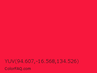 YUV 94.607,-16.568,134.526 Color Image
