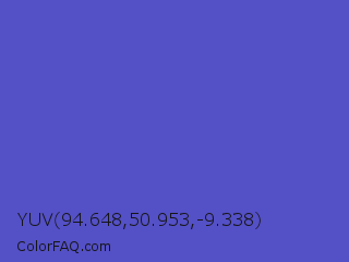 YUV 94.648,50.953,-9.338 Color Image