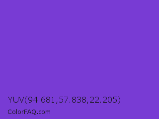 YUV 94.681,57.838,22.205 Color Image