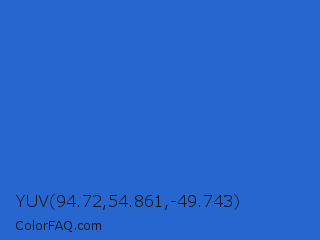 YUV 94.72,54.861,-49.743 Color Image