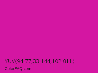 YUV 94.77,33.144,102.811 Color Image