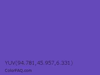 YUV 94.781,45.957,6.331 Color Image